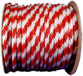 WELLINGTON CORDAGE P7240S0200RWFR 5/8 X 200 Red/White Rope by Wellington