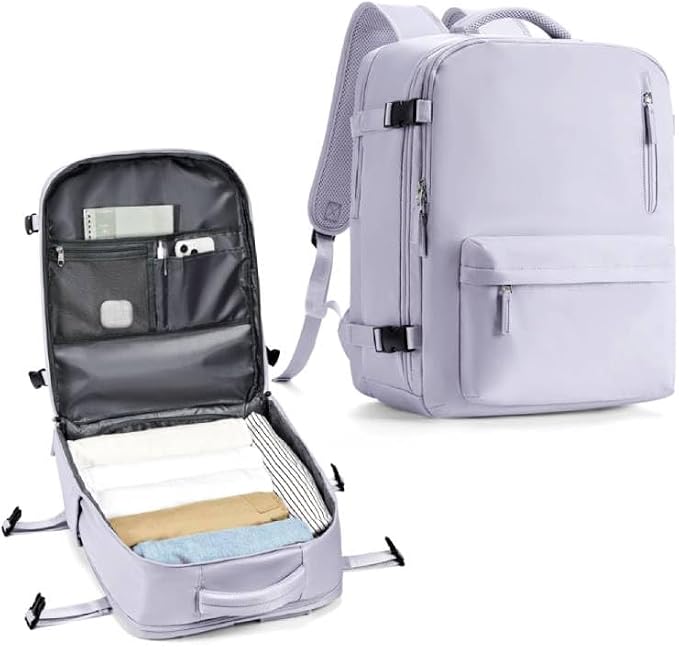 WONHOX Large Travel Backpack Carry on Flight Approved Laptop Work Business by WONHOX