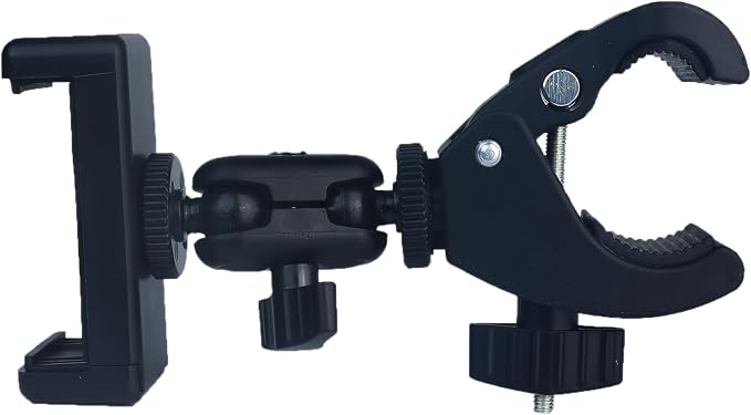 Phone Holder with Clamp for Golf Cart Universal Phone Mount Holder for Bicycle - Image 9