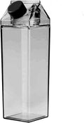 Jinberry 1000ml/34oz Cute Leakproof Clear Milk Carton Water Bottle Portable by Unknown