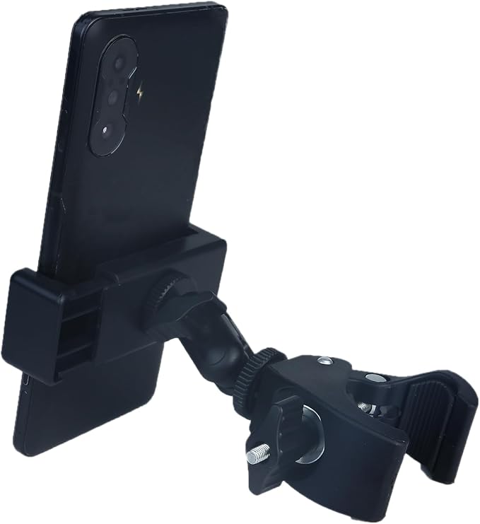 Phone Holder with Clamp for Golf Cart Universal Phone Mount Holder for Bicycle - Image 3