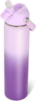 Fijinhom 24oz Insulated Stainless Steel Water Bottle, Wide Mouth Double Wall by Fijinhom