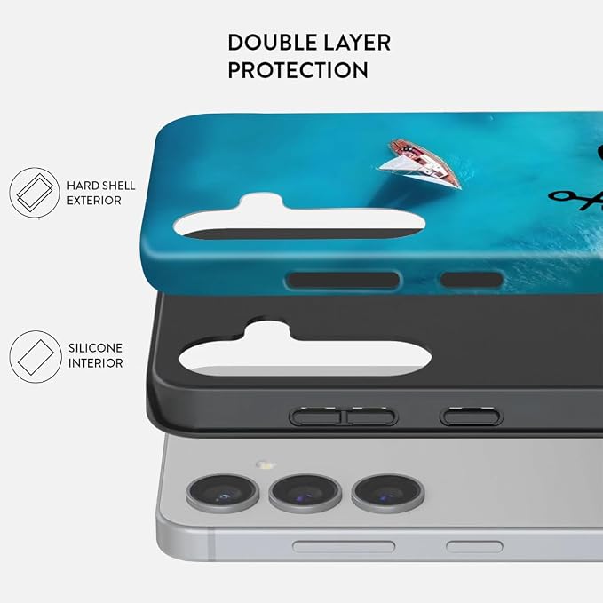 Compatible for Samsung Galaxy S25 Plus 5G Case, Dual Layer Heavy Duty 2 in 1 - Image 2