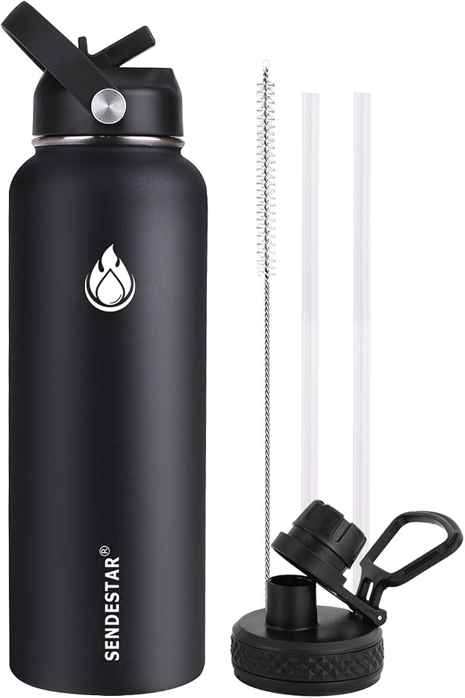 SENDESTAR Stainless Steel Water Bottle, Insulated Water Bottle 40 oz by Sendestar