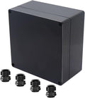 Project Box ABS Black Electrical Boxes IP65 Outdoor Waterproof Box Electronic by Raculety