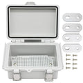 Mini Grey Watertight Junction Box Hinged Cover by AIRTAK