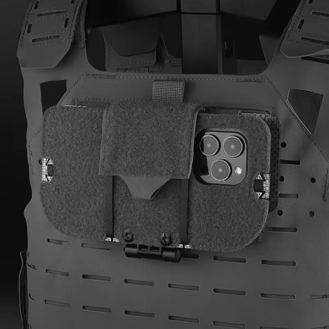 Airsoft Plate Carrier Accessory Molle Phone Mount Outdoor Lightweight - Image 7