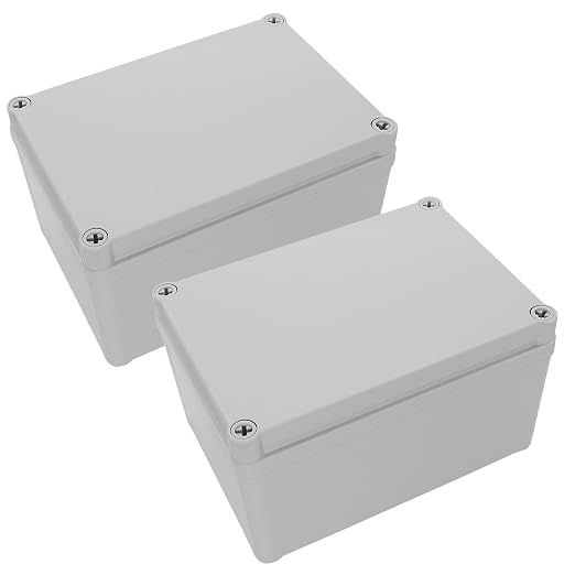 LeMotech Junction Box IP67 Waterproof Dustproof ABS Plastic Project Box by LeMotech