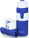 Nefeeko Collapsible Water Bottle, BPA Free 26oz Foldable Water Bottle by Nefeeko