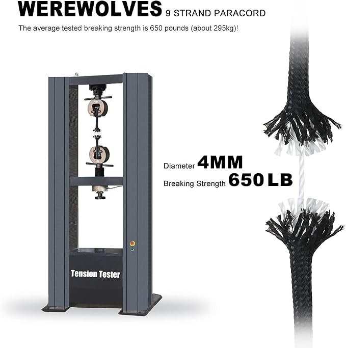 WEREWOLVES 650lb Paracord/Parachute Cord - Image 4