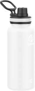 Takeya White Originals Vacuum-Insulated Stainless-Steel Water Bottle by Takeya