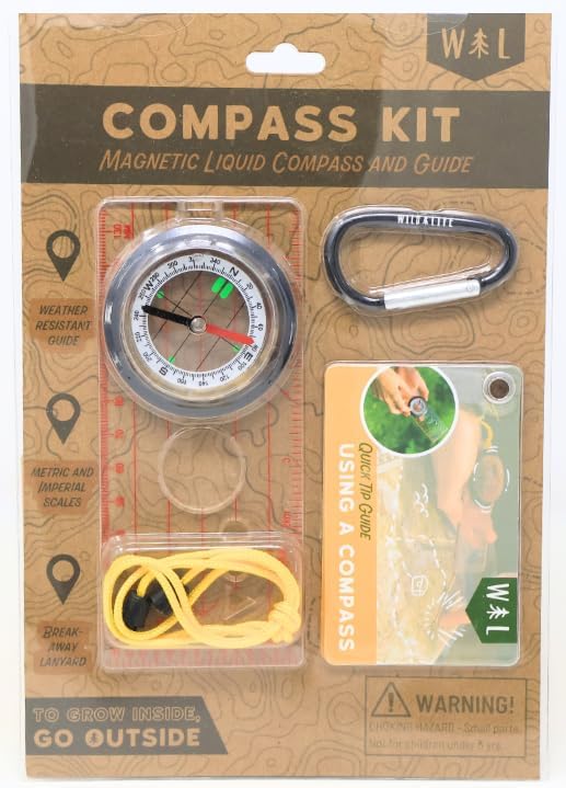 Magnetic Liquid Compass Kit – Professional Hiking Compass by WildLifeOutdoorAdventures