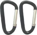 LESHIRY Large Carabiners Keychain 3" Aluminum D Shape Premium Durable D-Ring by LESHIRY