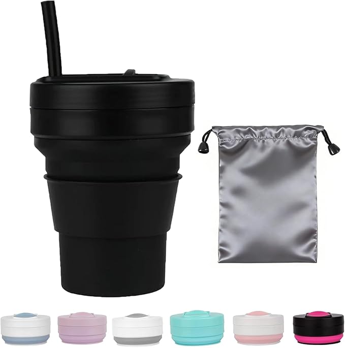 12 Oz Silicone Collapsible Travel Cup by Unknown
