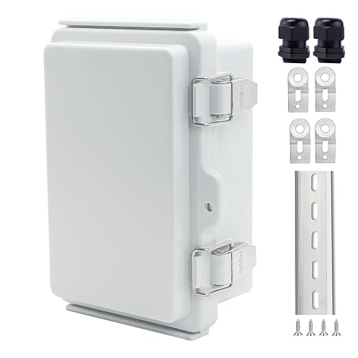 IP67 Waterproof Junction Box, ABS Plastic Electrical Enclosure by LuSumtly