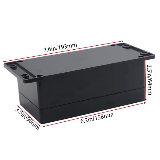 Watertight Junction Box, IP67 Waterproof Project Box Durable ABS Plastic - Image 2