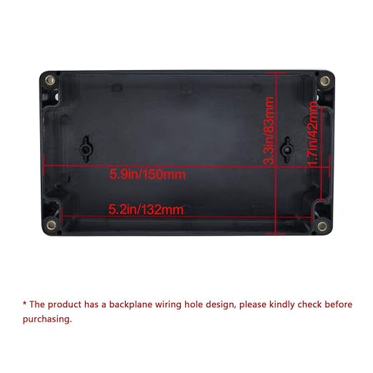 LeMotech Project Box ABS Plastic Junction Box IP65 Waterproof Electrical Boxes - Image 2