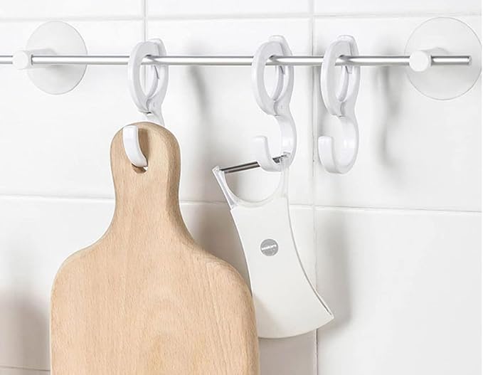 White Hanging Hooks, Table Edge Hook, Hook Clip, Hanging Clips Hook, Windproof - Image 6