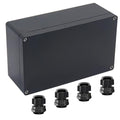 Junction Box IP65 Waterproof ABS Plastic Electrical Project Case Power Junction by Otdorpatio