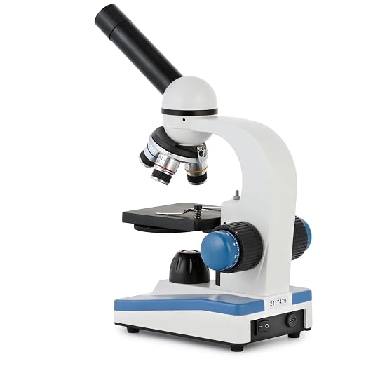 AmScope M150C-PS25-WM Compound Monocular Microscope, WF10x and WF25x Eyepieces - Image 3