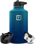 IRON °FLASK Camping & Hiking Hydration Flask - 64 oz Dark Night by IronFlask