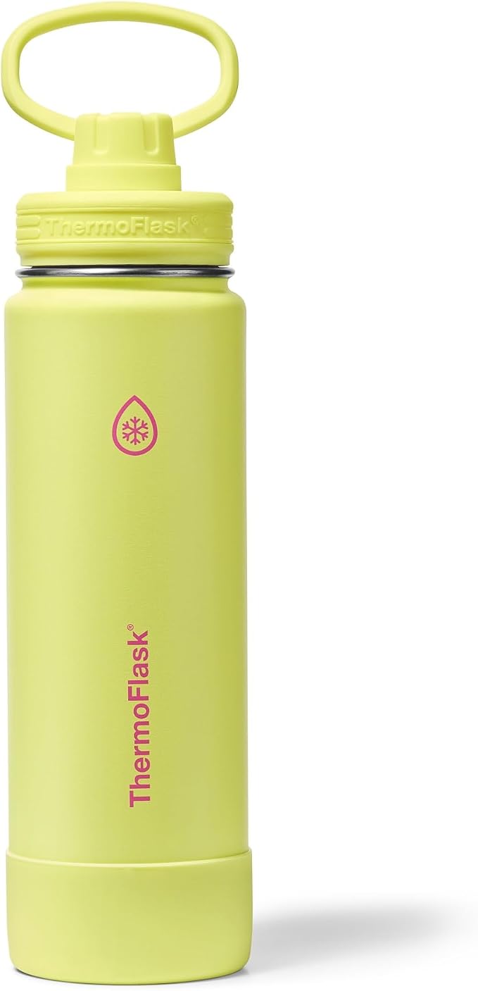 ThermoFlask 24 oz Double Wall Vacuum Insulated Stainless Steel Water Bottle by ThermoFlask