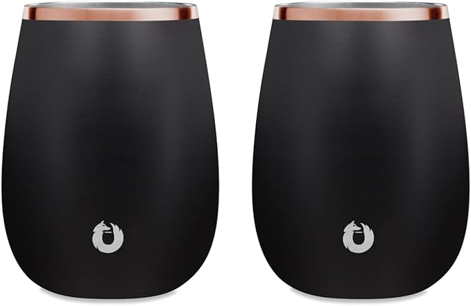 SNOWFOX Premium Vacuum Insulated Stainless Steel Grand Pinot Wine Glass by Snowfox