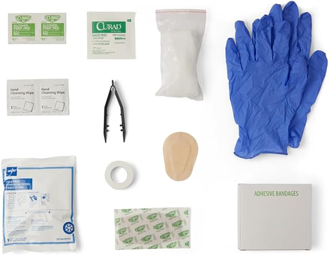 CURAD 175-Piece Complete First Aid Kit in Reusable Case - Image 3