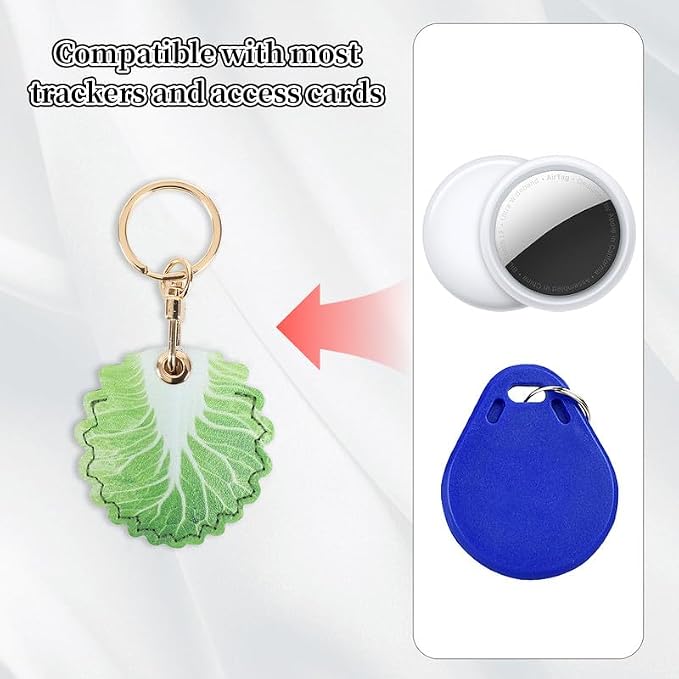 Leather Keychain Case Holder Compatible - Image 4
