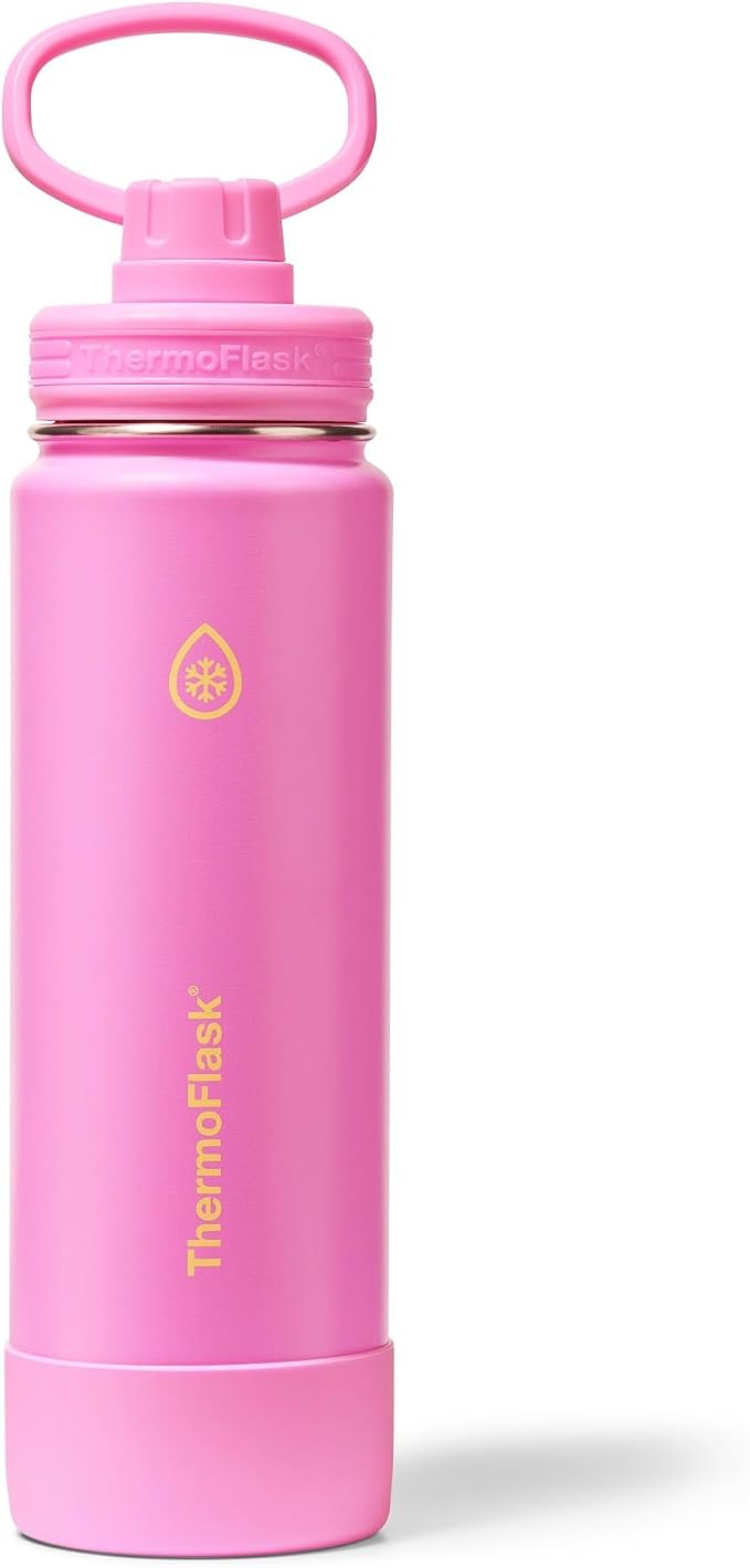 ThermoFlask 24 oz Double Wall Vacuum Insulated Stainless Steel Water Bottle by ThermoFlask