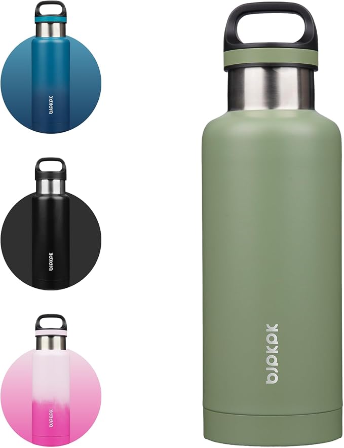BJPKPK Insulated Water Bottle 32OZ Stainless Steel Water Bottle by BJPKPK