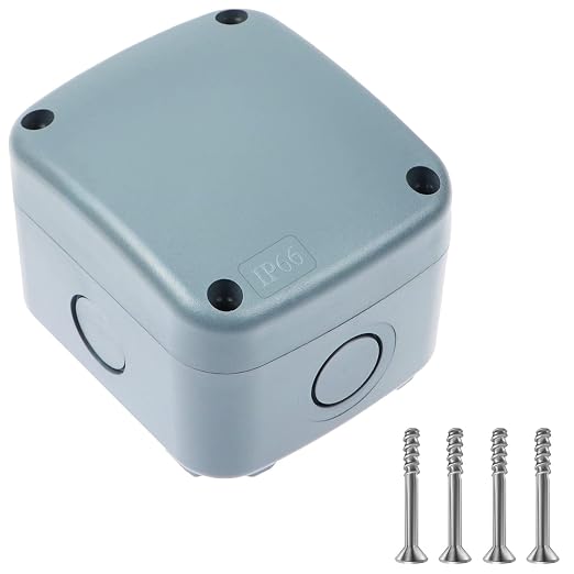 Waterproof Junction Box, Nineleaf PVC/ABS Outdoor Junction Box Electrical by NineLeaf