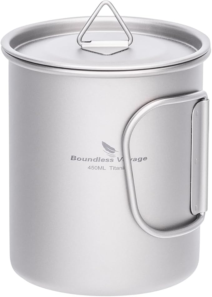 Boundless Voyage Titanium Camping Mug by BoundlessVoyage