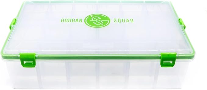 GOOGAN Squad 3700 Deep Casket 2.0 Fishing Tackle Box – Durable Bait & Gear by GooganSquad
