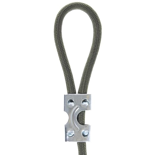 Rope & Cord Metal Clips for Rope, String – Heavy Duty Zinc Plated Double Rope - Image 4