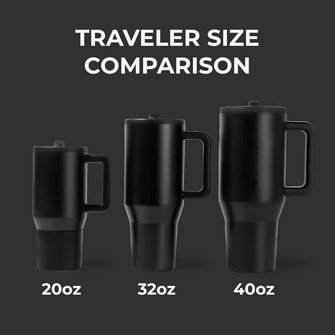 HydroJug Traveler - 40 oz Water Bottle - Fits in Cup Holder - Image 4