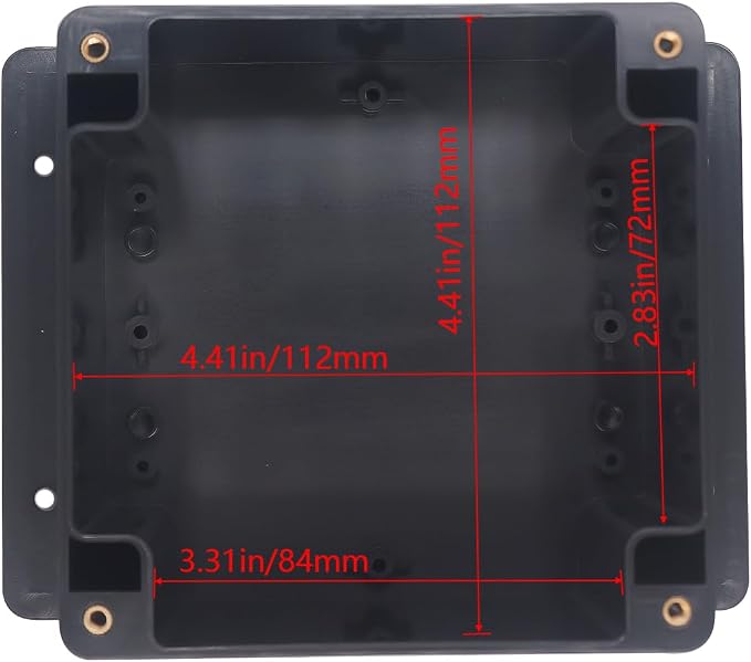 Project Box ABS Black Electrical Boxes IP65 Outdoor Waterproof Box Electronic - Image 3
