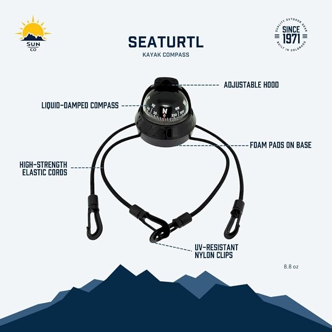 Sun Company SeaTurtl Kayak Compass - Image 6