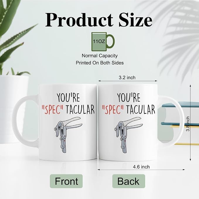 RZHV You're Spectacular Coffee Mug, Funny OBGYN Gynecologist Midwife Mug - Image 2