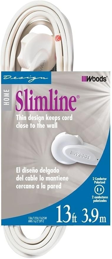 Woods SlimLine Extension Cord by Woods