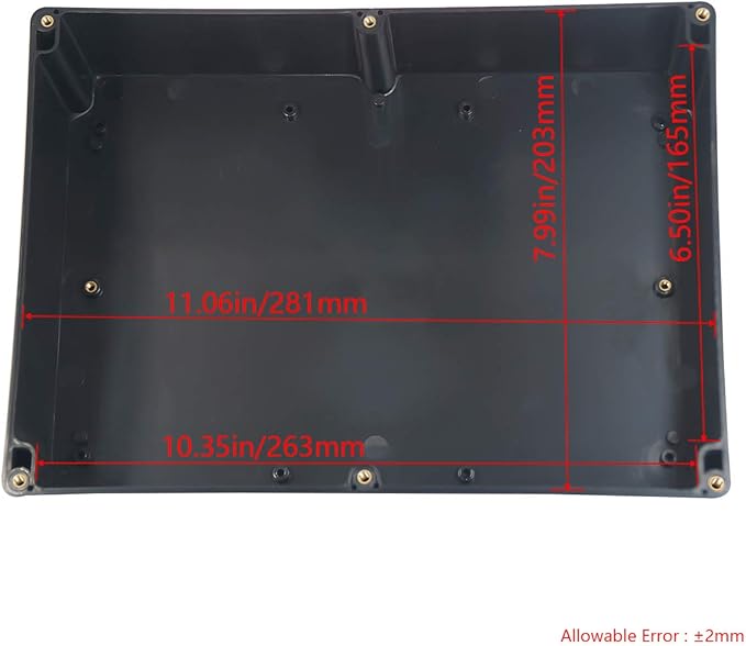 Project Box IP65 Waterproof Junction Box ABS Plastic Black Electrical Boxes DIY - Image 3