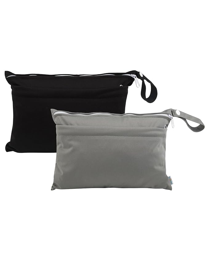 babygoal Wet Dry Bags for Baby Cloth Diapers, Washable Travel Bags, Gym Bag for by babygoal