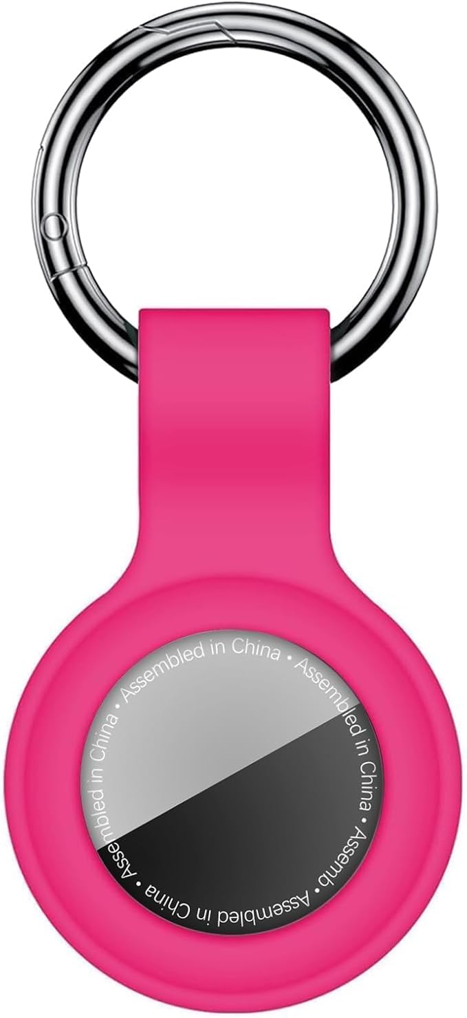Linsaner Case for AirTag 2nd Gen & 1st Gen, Silicone Holder Keychain Key Ring by Linsaner
