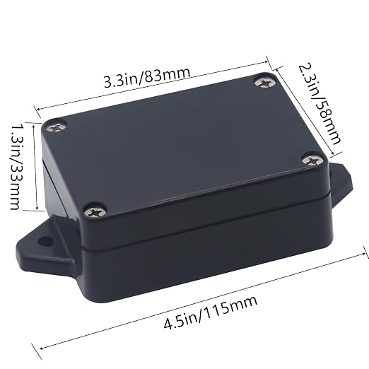 Junction Box IP65 Waterproof ABS Plastic Electrical Project Case Power Junction - Image 2