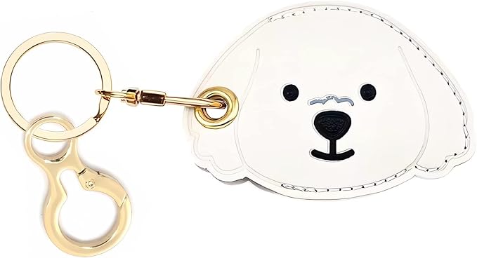 Leather Keychain Holder Case Compatible by BORKUANA