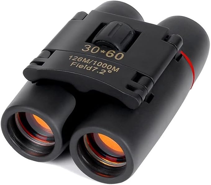 30x60 Portable Mini Binoculars, Wide View Angle Folding Binoculars Telescope by LSLANSOON