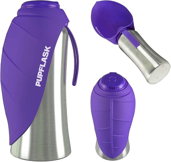 PupFlask Large Dog Water Bottle | 27 or 40 OZ Stainless Steel | Convenient Dog - Image 8