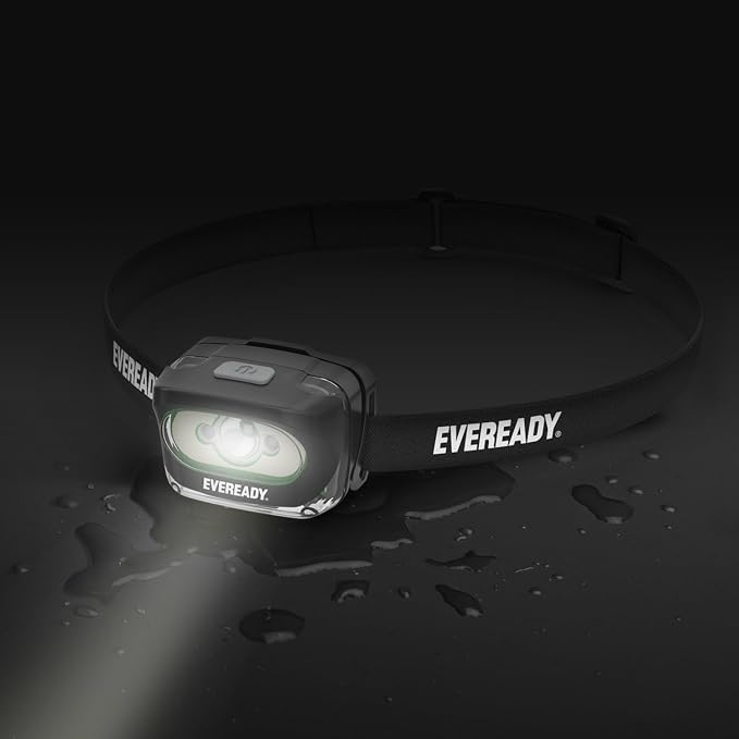Eveready LED Light Rechargeable Headlight, 300 Lumen, IPX4 Water Resistant - Image 7