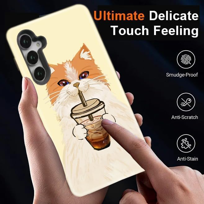 Compatible for Samsung Galaxy S24 FE 5G Case, Dual Layer Heavy Duty 2 in 1 - Image 7