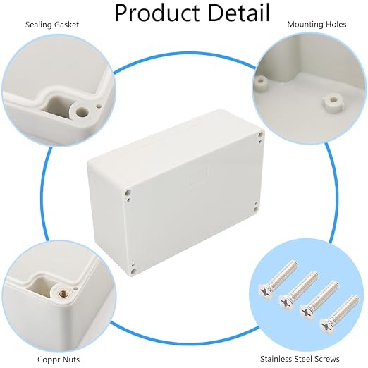 Project Box IP65 Waterproof Junction Box ABS Plastic Electrical Boxes DIY - Image 5